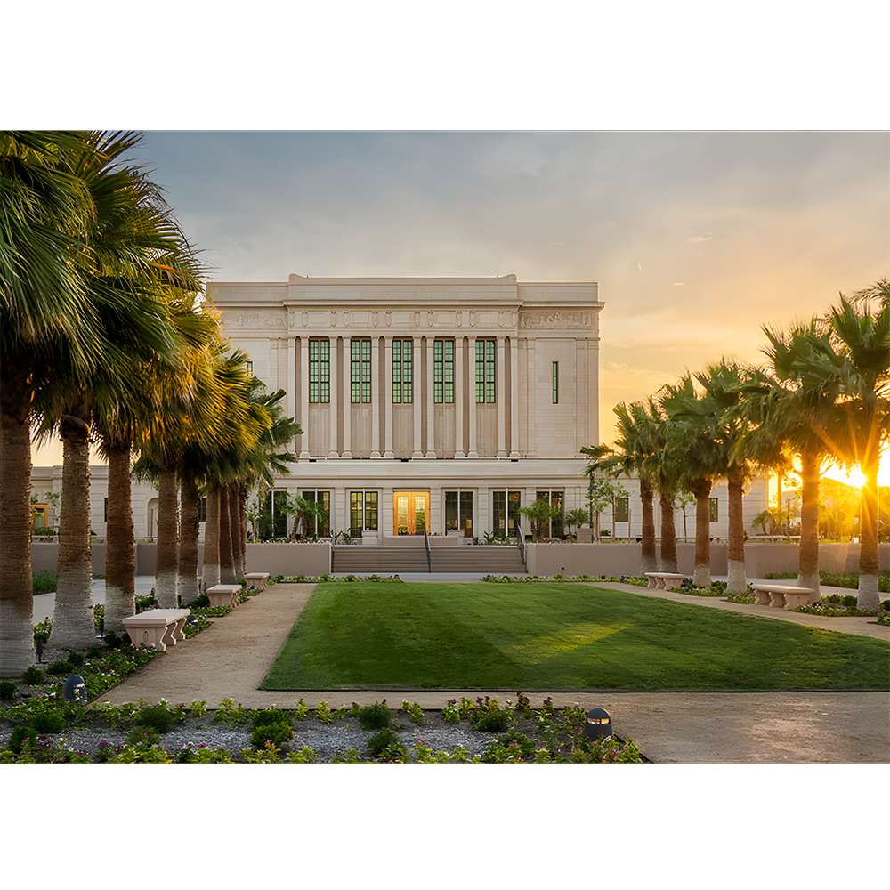 Mesa Arizona Temple, Fire of the Covenant Print