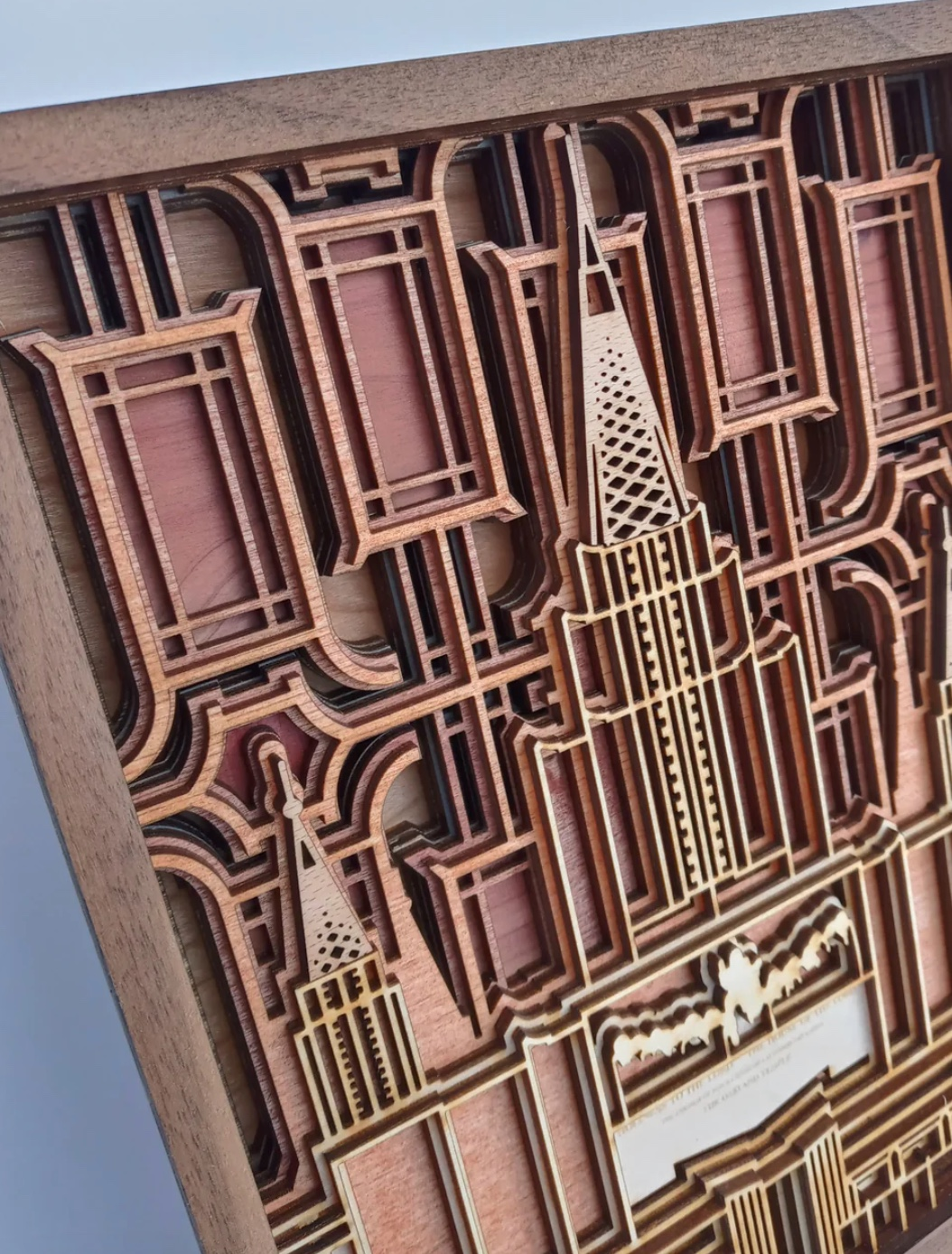 Oakland California Temple Layered Wood Plaque, , large image number 3