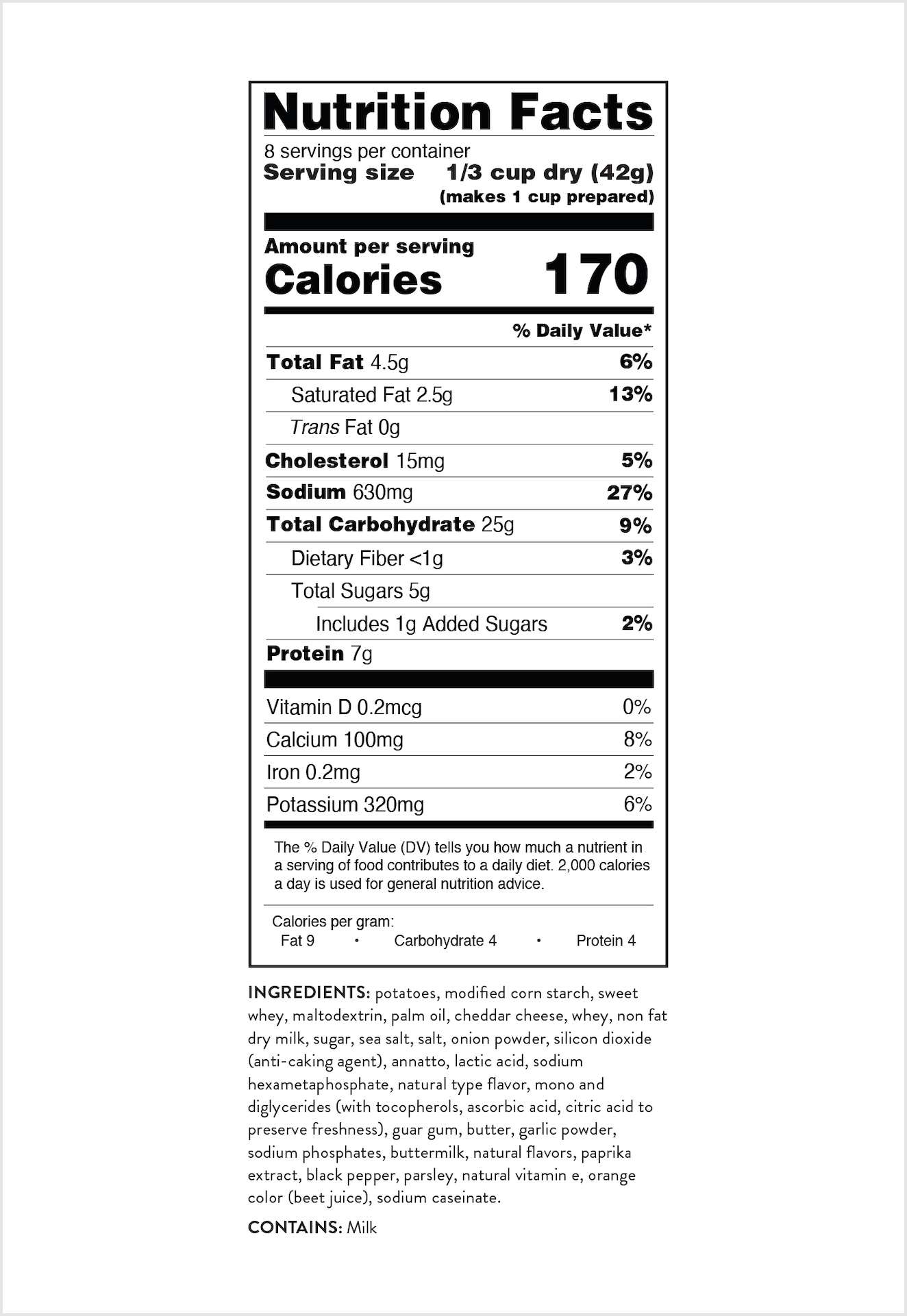 Simple Kitchen Cheddar Potato Soup Mix Single Pouch, , large