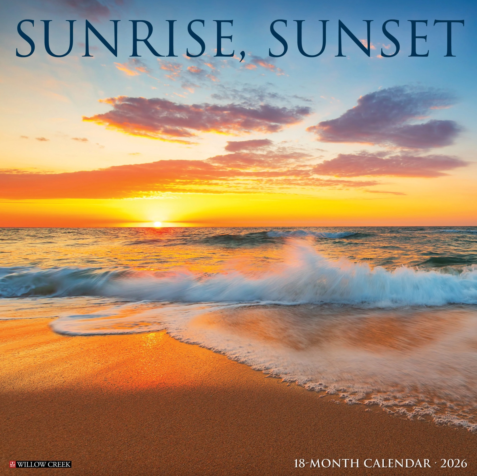 2026 Sunrise, Sunset Wall Calendar