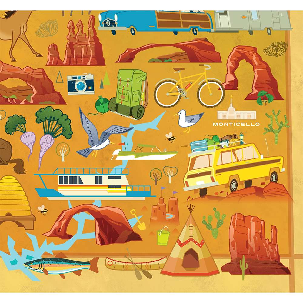 Temples of Utah 1000 Piece Puzzle, , large image number 7