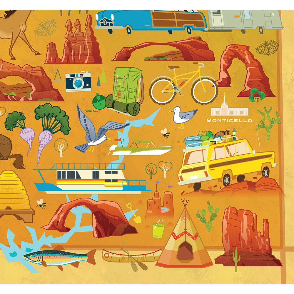 Temples of Utah 1000 Piece Puzzle, , large image number 7