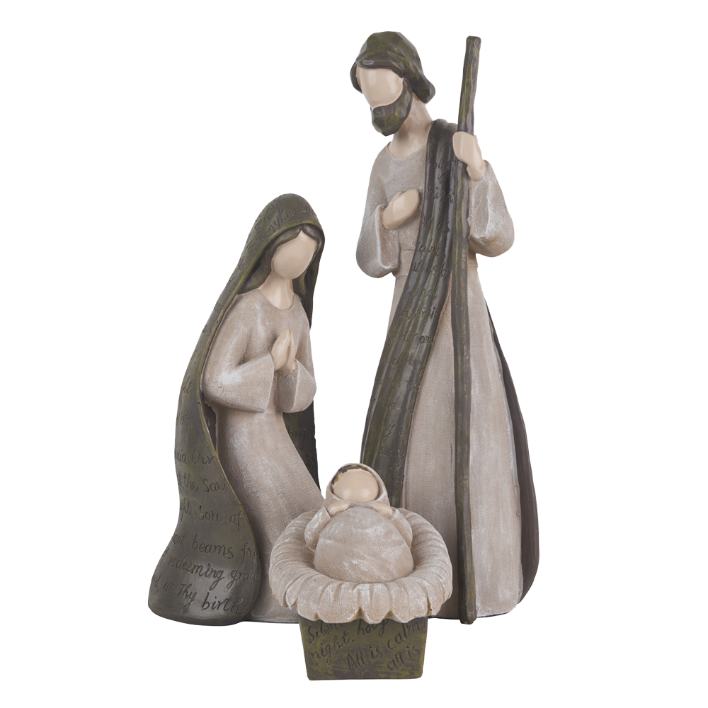 値下げ★リリパットレーン357☆Nativity Silent Night Holy Family Resin Nativity - Deseret Book | Deseret Book