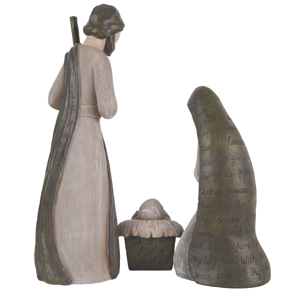 Silent Night Holy Family Resin Nativity - Deseret Book | Deseret Book