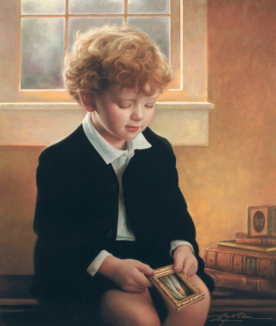 I'm Trying to Be Like Jesus (12x10 Framed Textured Paper), , large