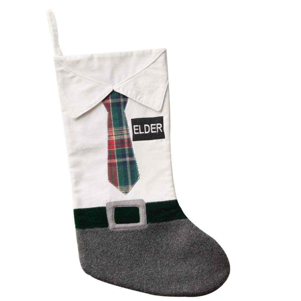 Green Velvet Missionary Stocking, , large image number 1