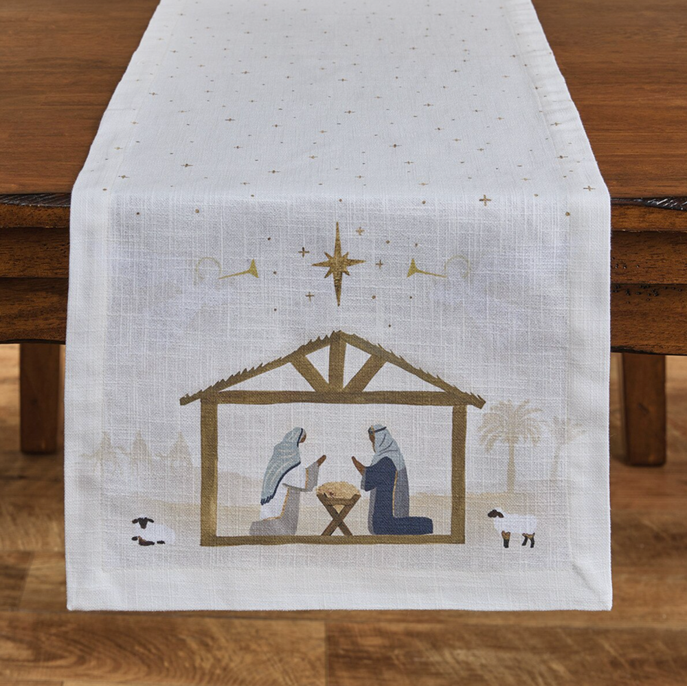 Away in a Manger Table Runner