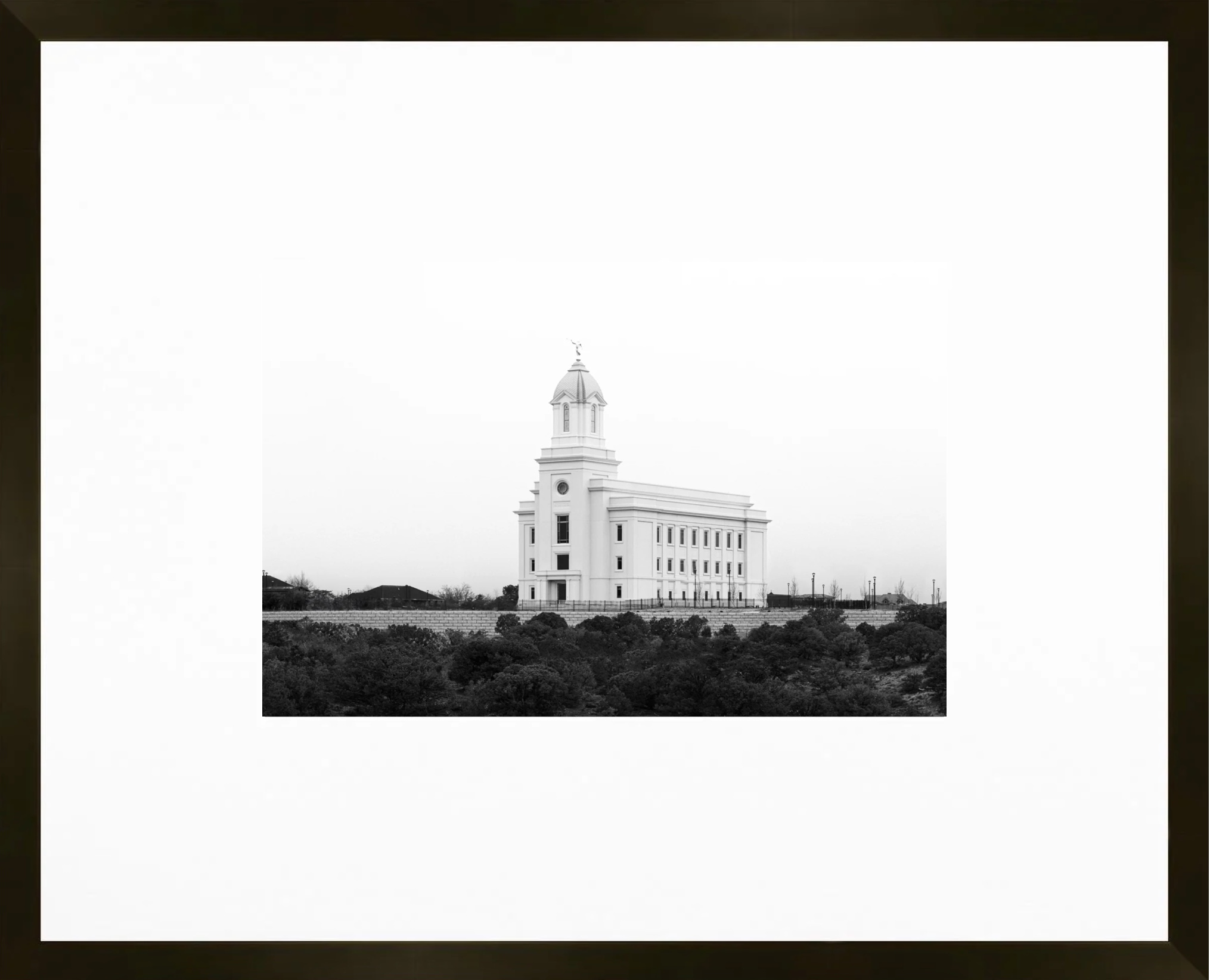 Cedar City Utah Temple, Place of Peace (21x17 Framed Paper Print), , large image number 0