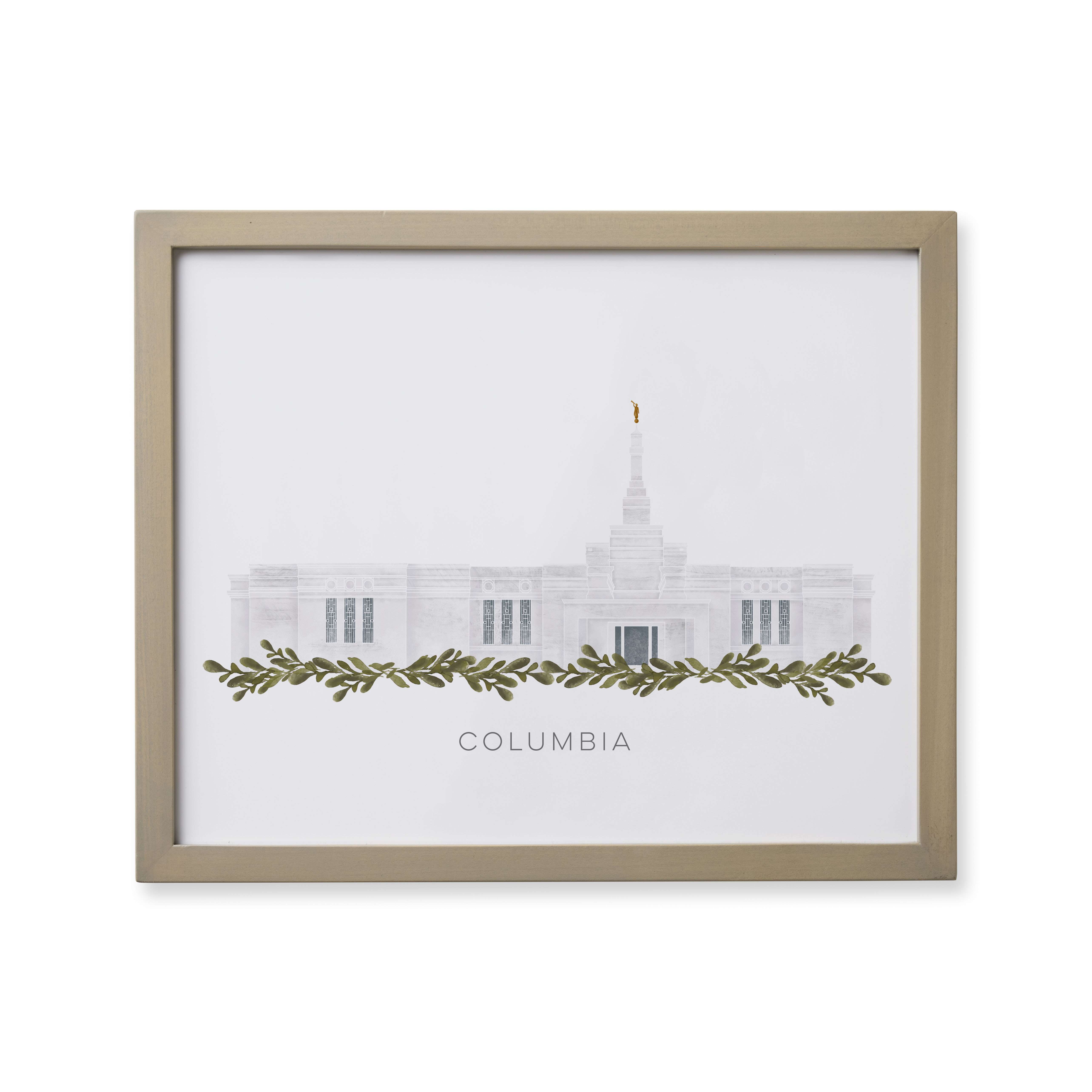Columbia South Carolina Temple (18x22 Framed Paper Print), , large image number 0