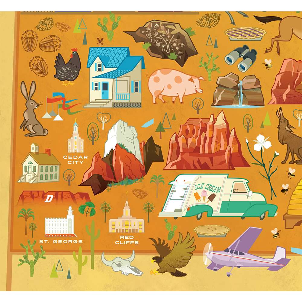Temples of Utah 1000 Piece Puzzle, , large image number 6