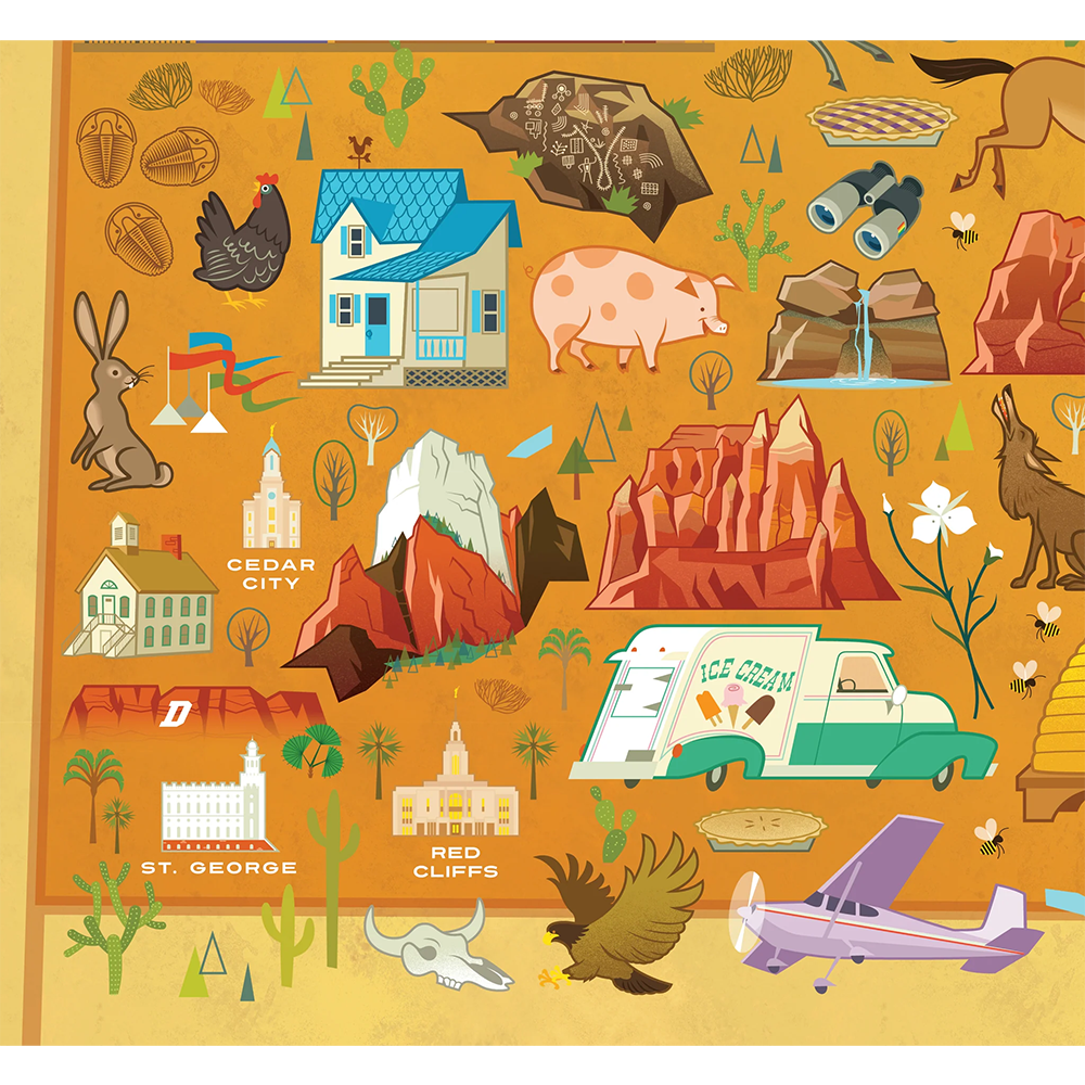 Temples of Utah 1000 Piece Puzzle, , large image number 6