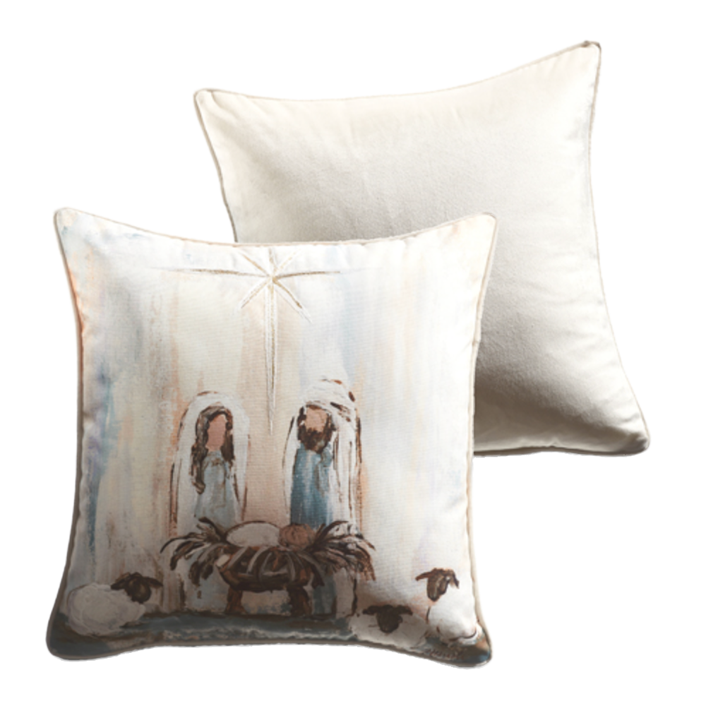 Holy Family Nativity Pillow, , large