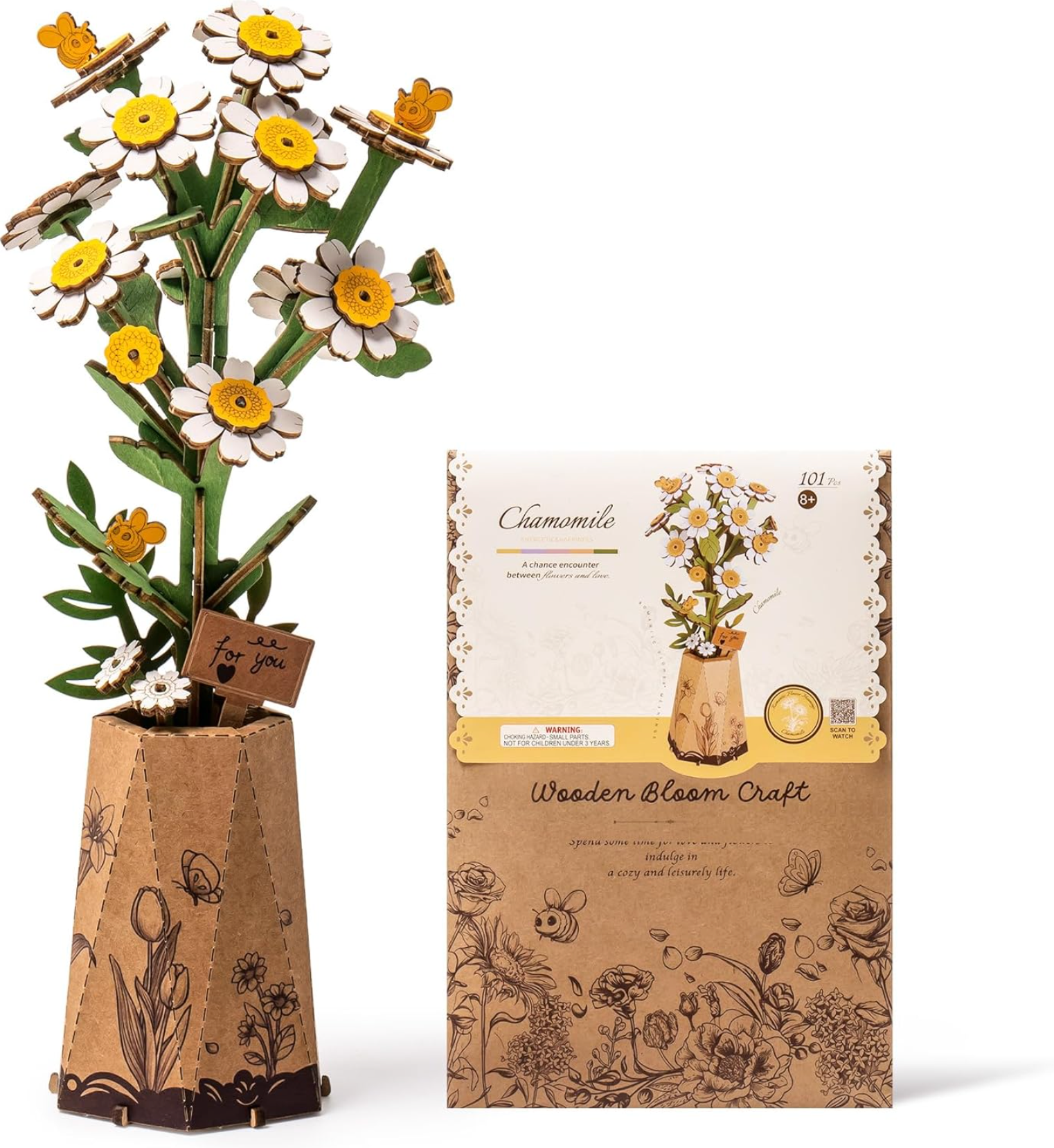 Chamomile Wooden 101 Piece Puzzle