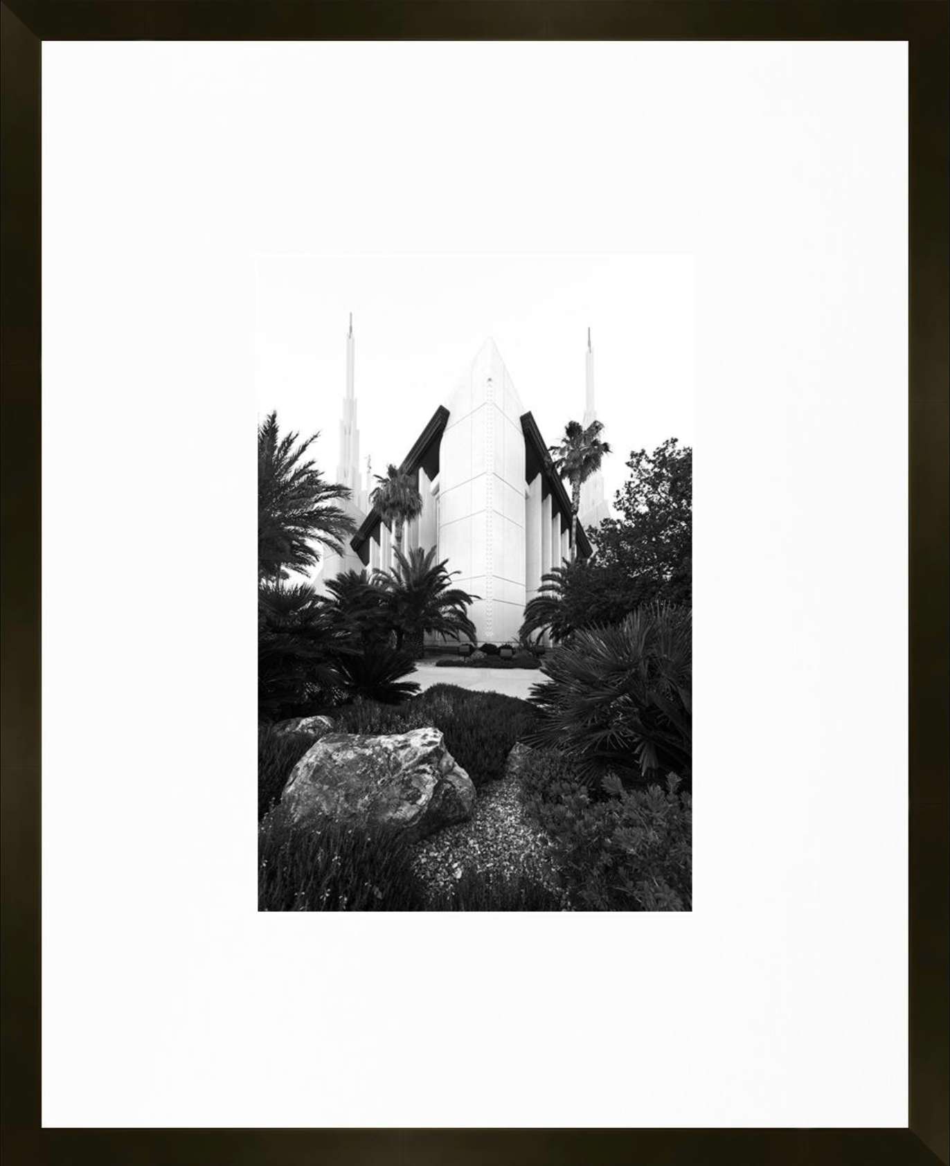Las Vegas Nevada Temple, Place of Peace (21x17 Framed Paper Print)