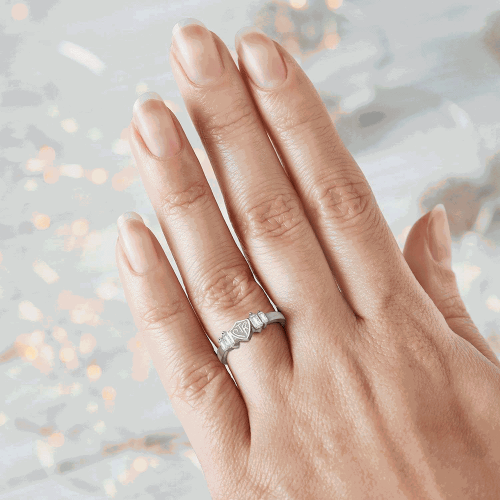 Baguette CTR Ring, , large