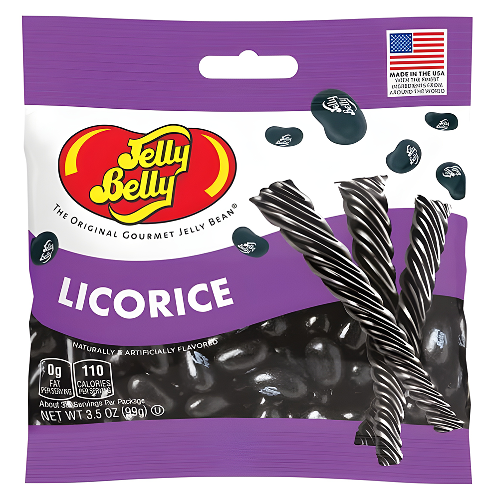 Jelly Belly Bagged Licorice 3.5 Oz Bag