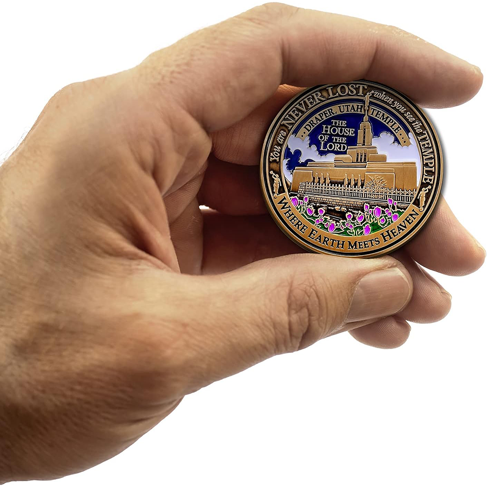 Draper Utah Temple Medallion Coin, , large image number 5