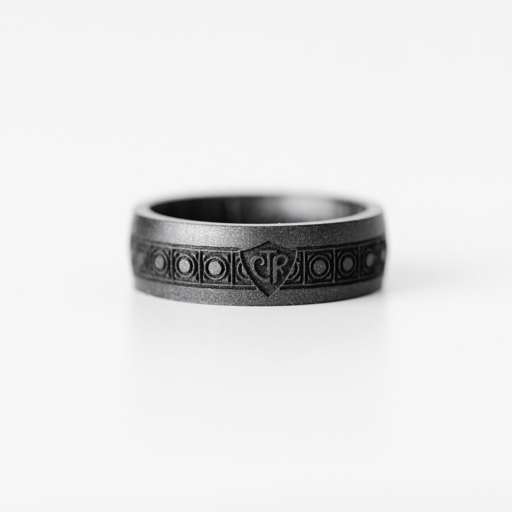 Silicone Classic Black Pearl CTR Ring, , large image number 2