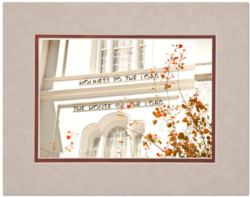 St. George Temple (11x14 Matted Print)