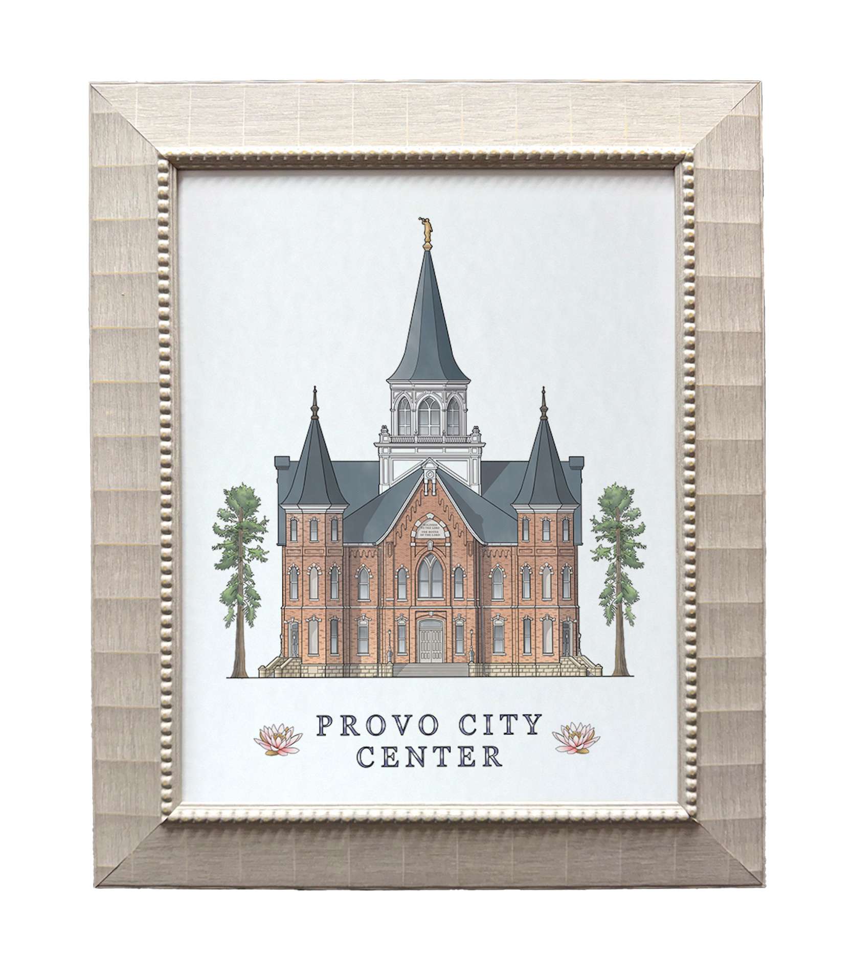 Provo City Center Utah Temple (15x18 Framed Paper Print)