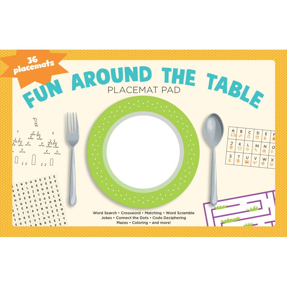Fun Around the Table Placemat Pad