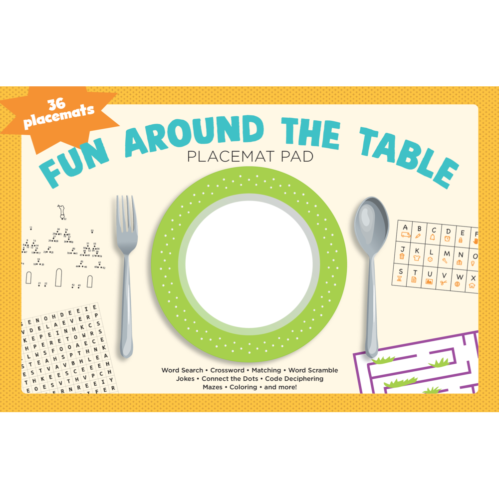 Fun Around the Table Placemat Pad