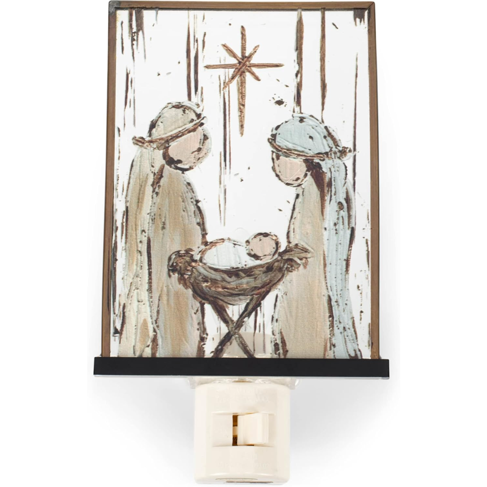 Holy Family Nativity Star Night Light, , large