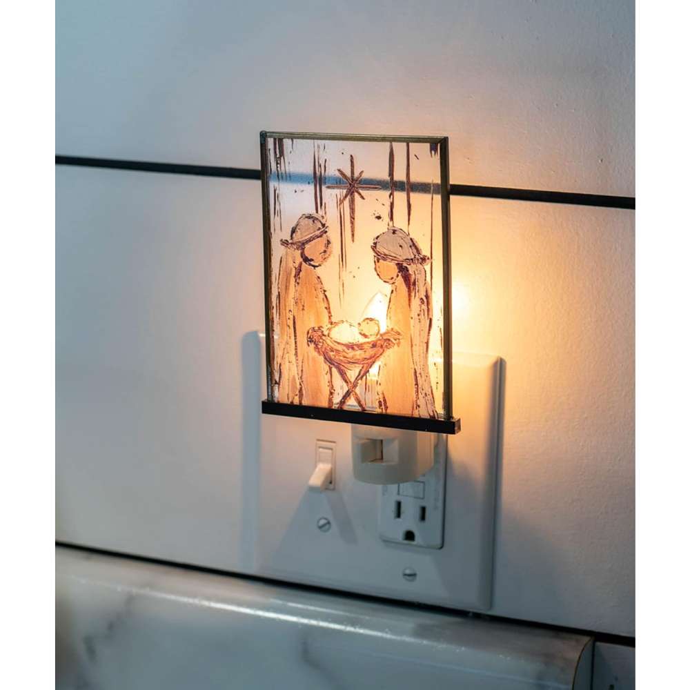 Holy Family Nativity Star Night Light, , large image number 2