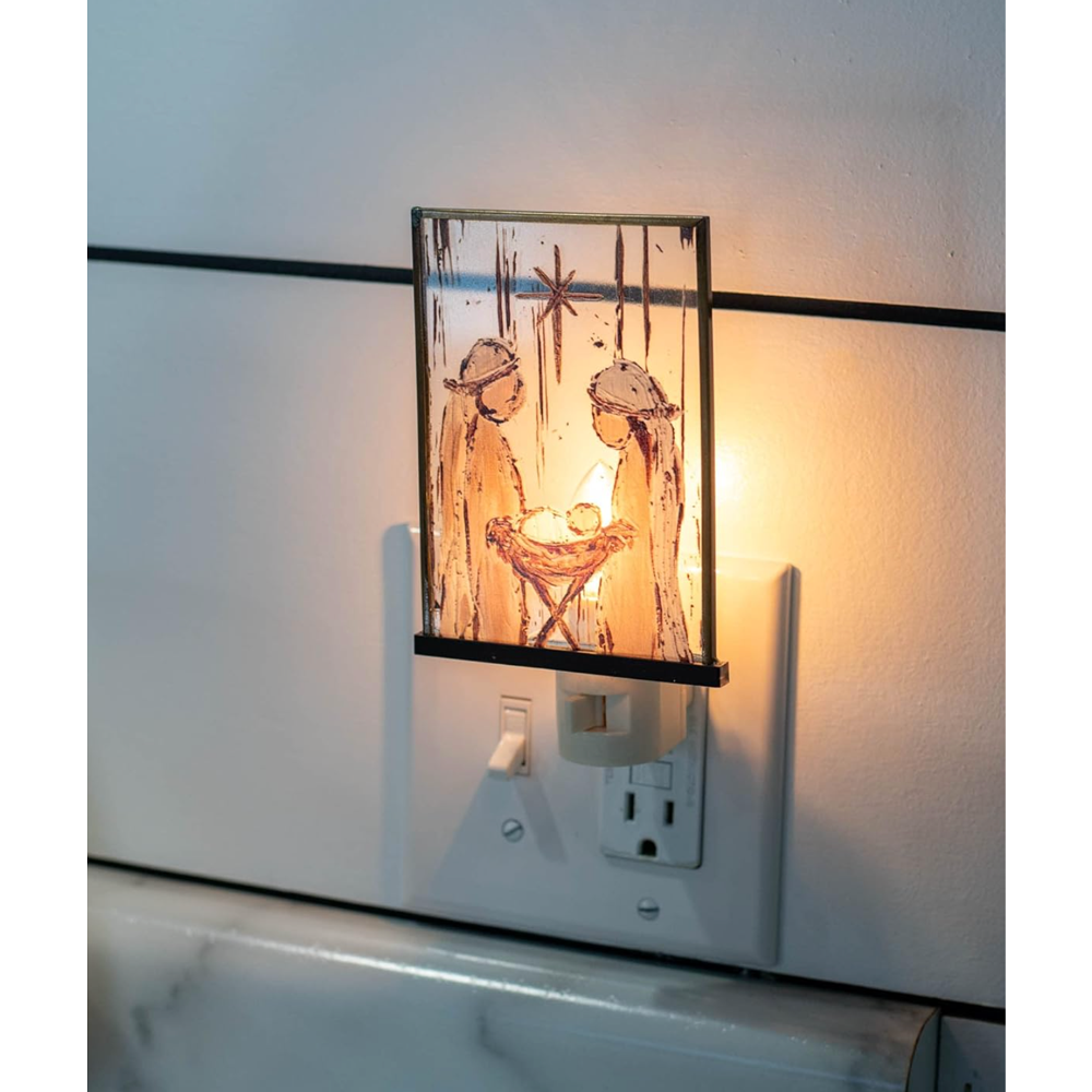 Holy Family Nativity Star Night Light, , large image number 2