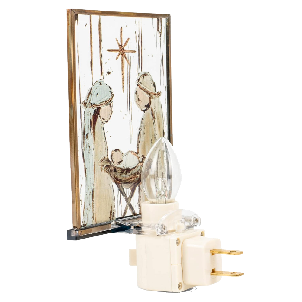 Holy Family Nativity Star Night Light