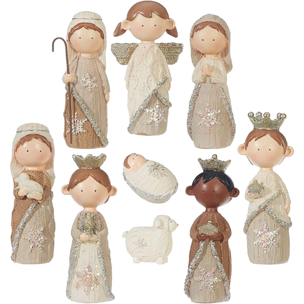 Kinder Joy Resin Nativity