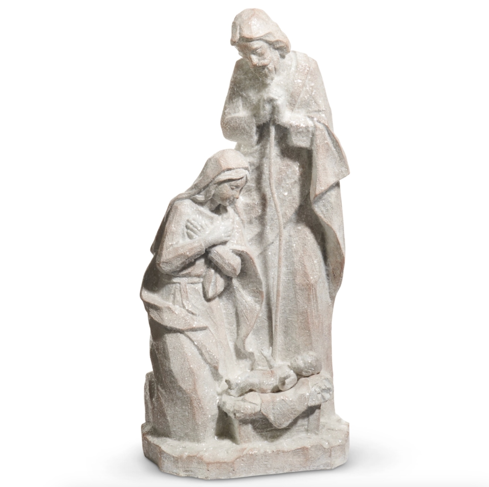 Holy Family Season's Frost Nativity