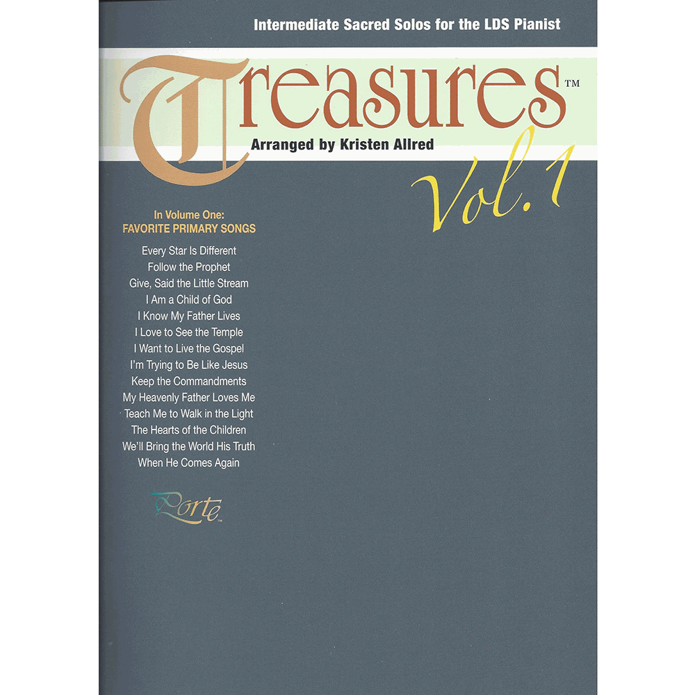 Treasures, Vol. 1 Songbook,  Treasures, Vol. 1 Songbook