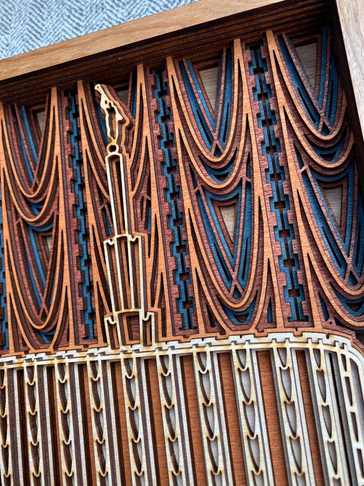 Ogden Utah Temple (OLD) Layered Wood Plaque, , large