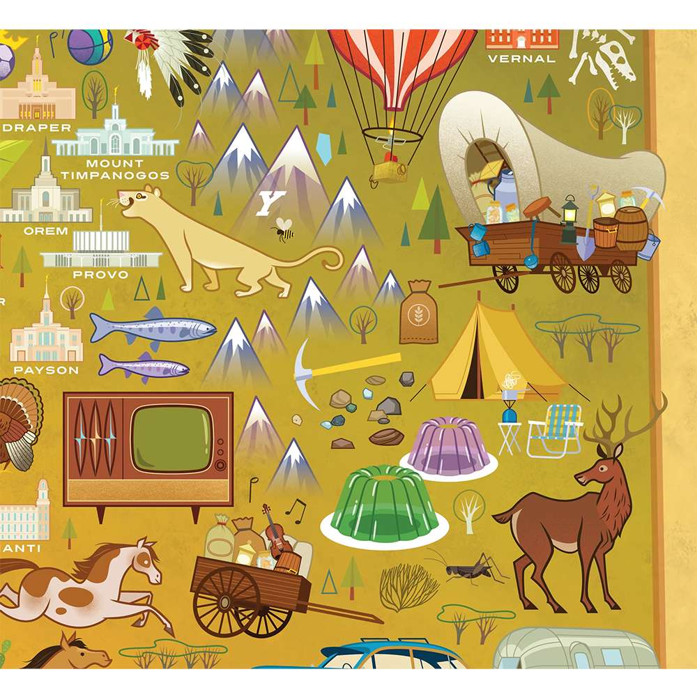Temples of Utah 1000 Piece Puzzle, , large image number 5