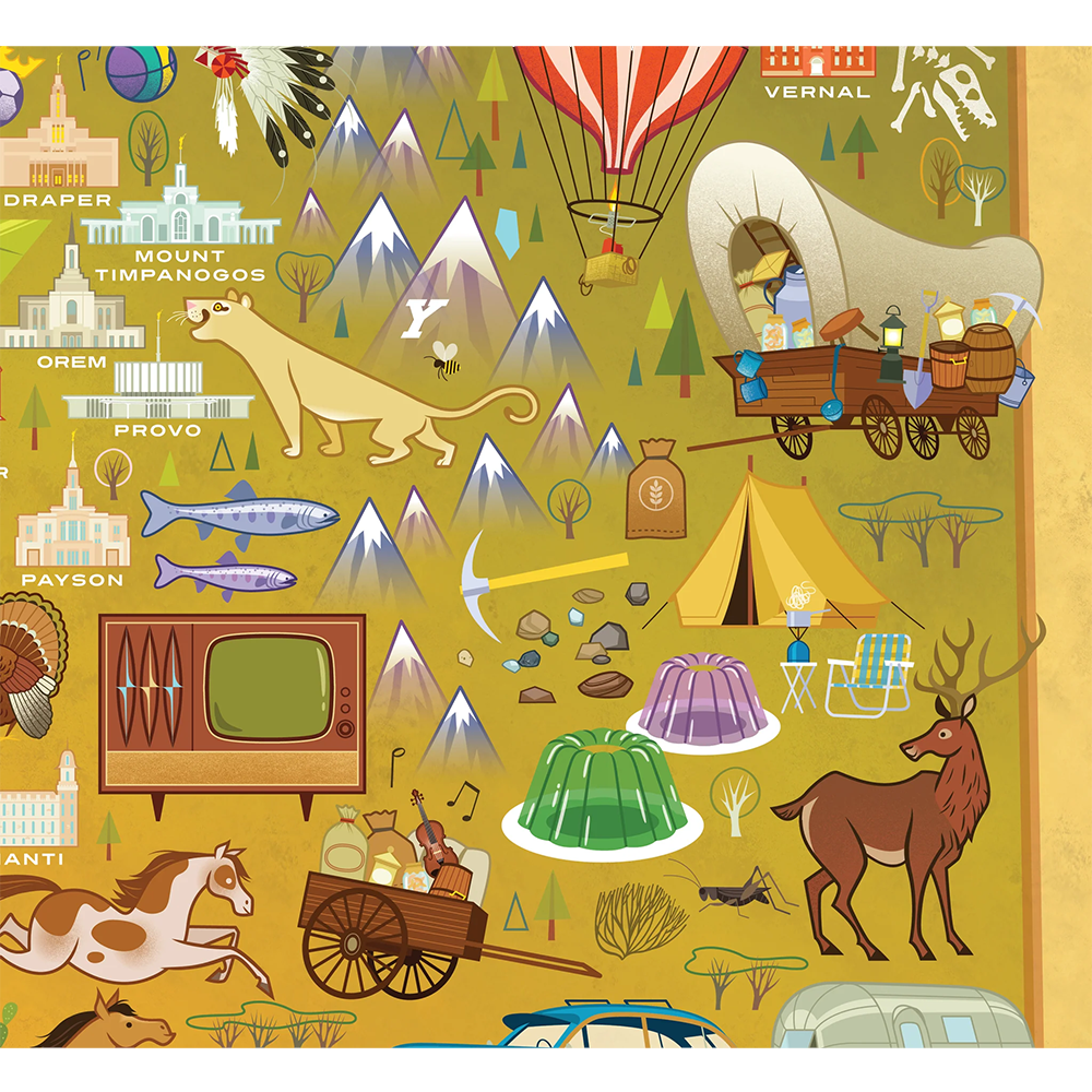 Temples of Utah 1000 Piece Puzzle, , large image number 5