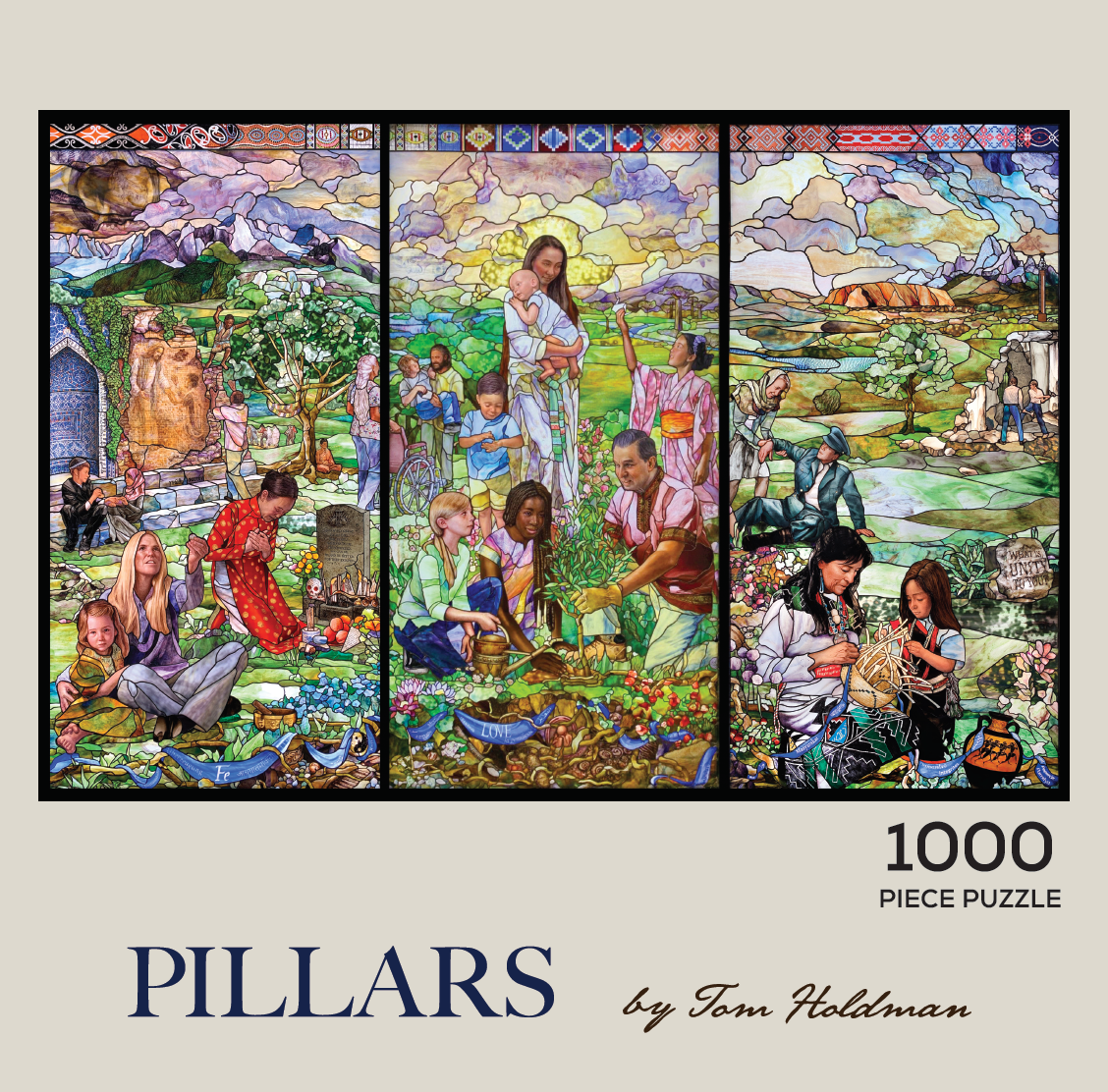 Pillars 1000 Piece Puzzle, , large image number 0