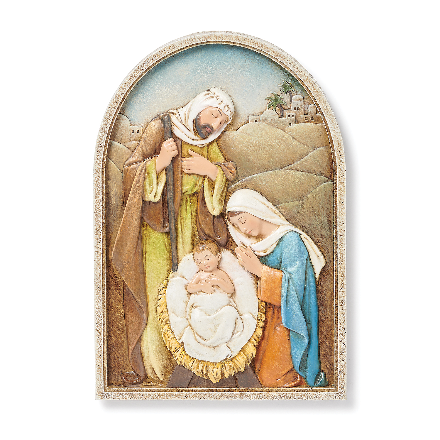 Holy Family Nativity Plaque