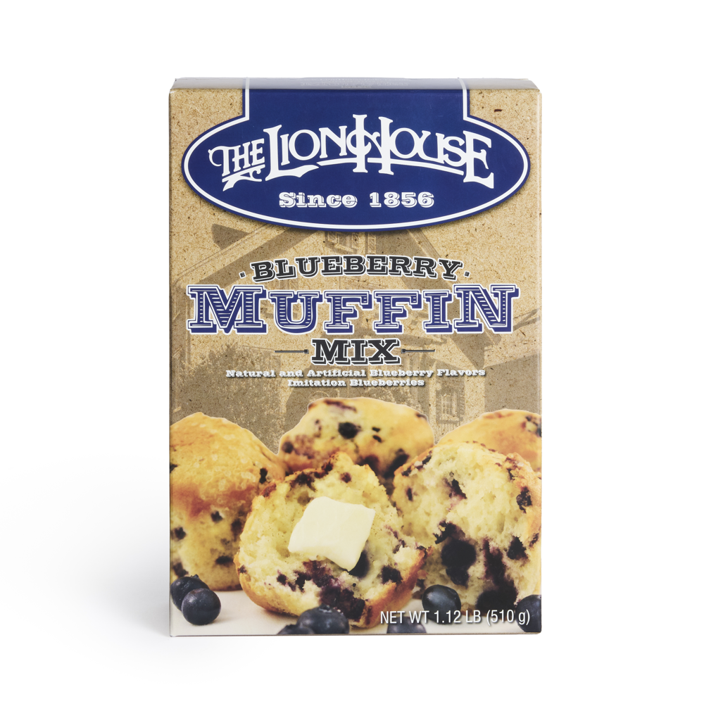 Lion House Blueberry Muffin Mix,  Lion House Blueberry Muffin Mix