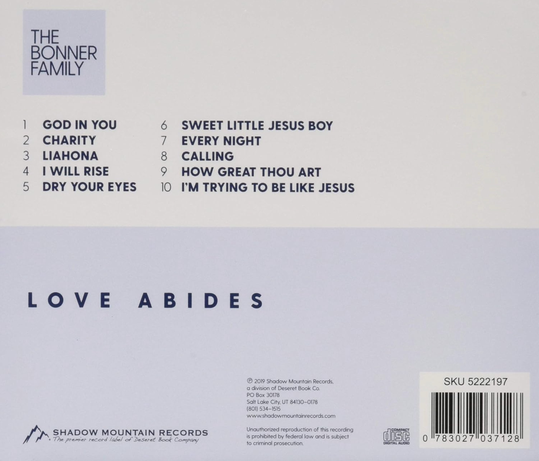 Love Abides, , large