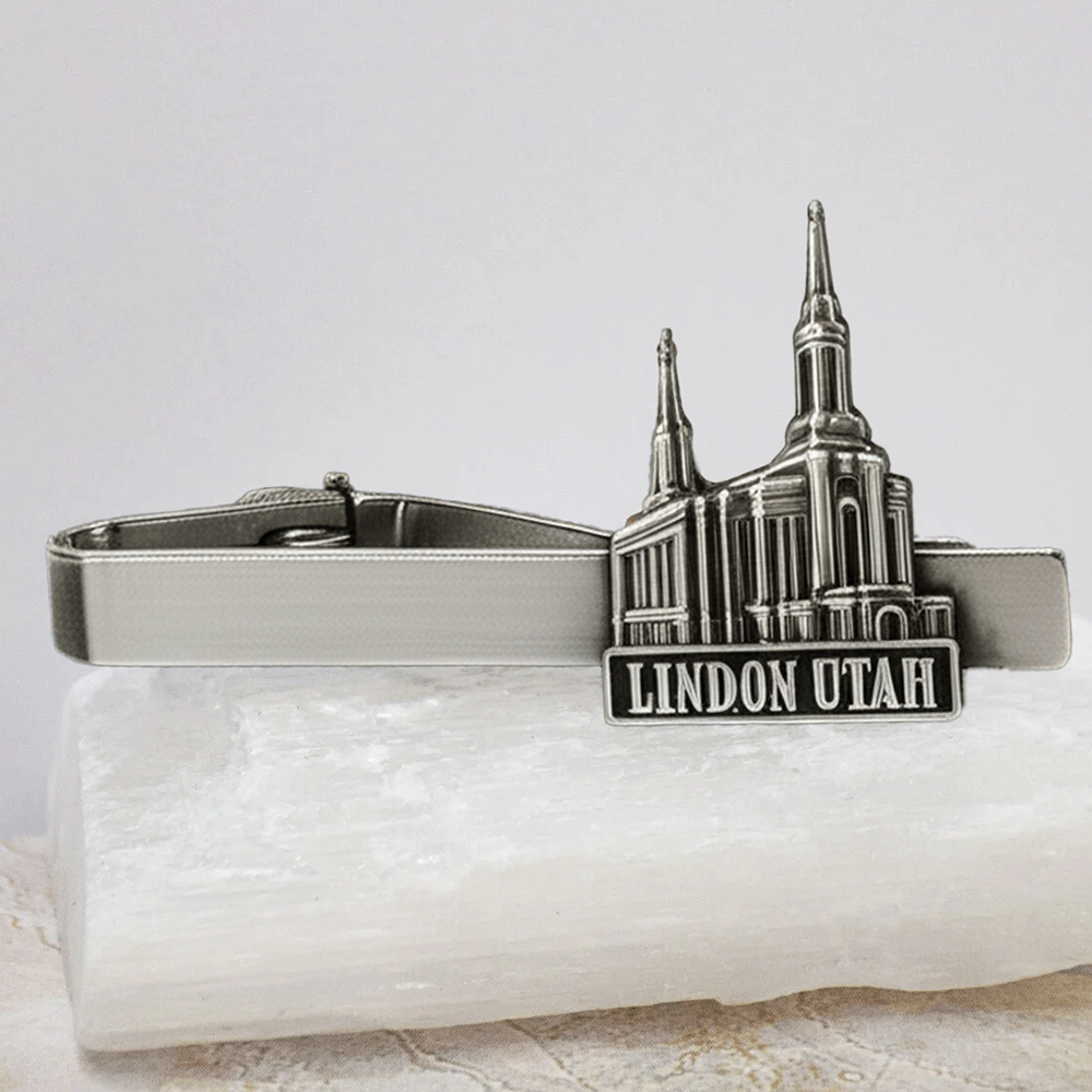 Lindon Temple Silver Tie Clip, , large image number 2