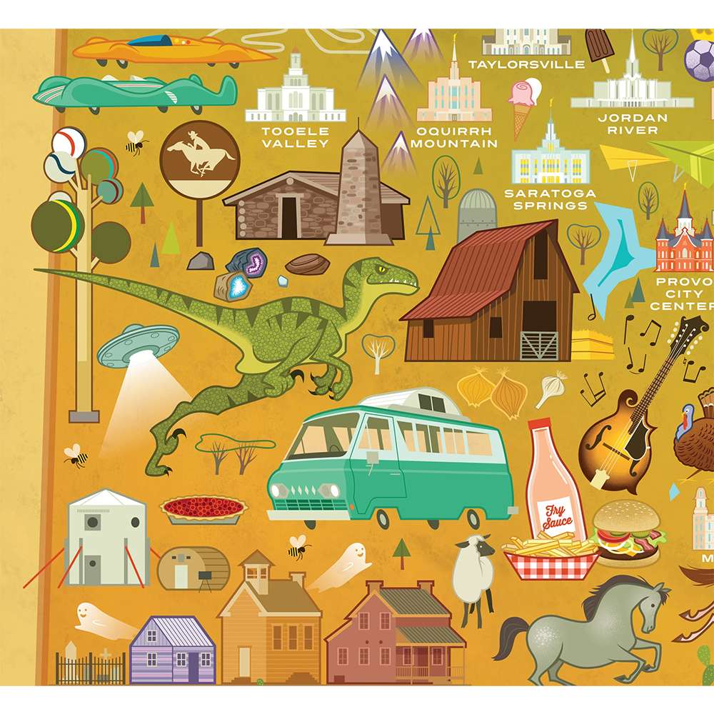 Temples of Utah 1000 Piece Puzzle, , large image number 4