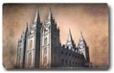 Antique Salt Lake Temple Recommend Holder, , large