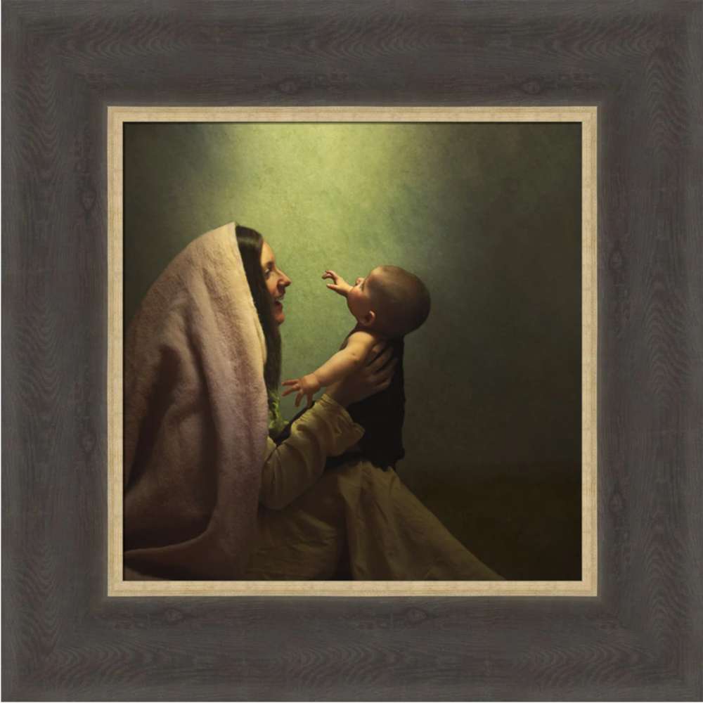 Unto Us A Son is Given (13x13 Framed Art), , large image number 0