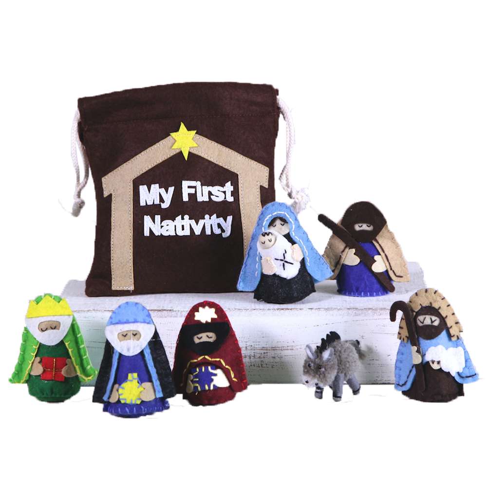 My First Nativity Felt Quiet Bag