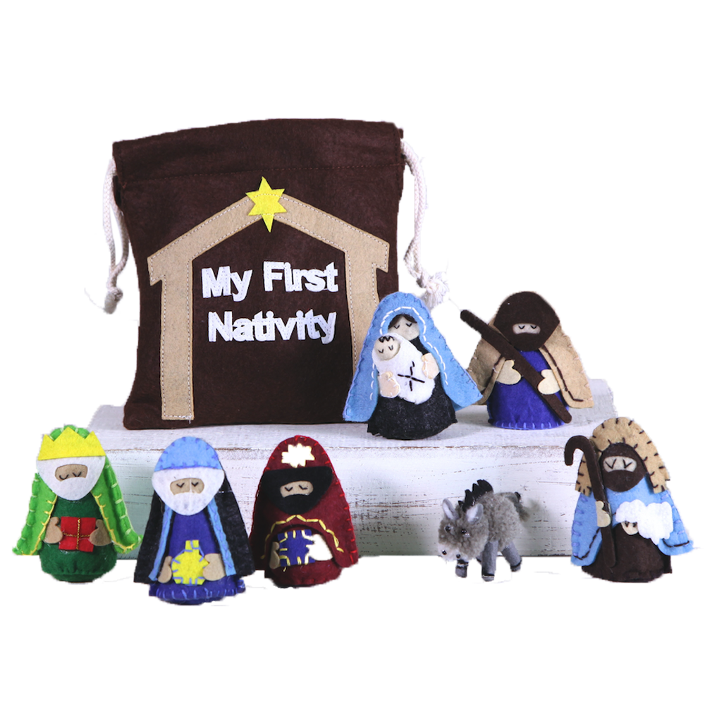 My First Nativity Felt Quiet Bag,  My First Nativity Felt Quiet Bag