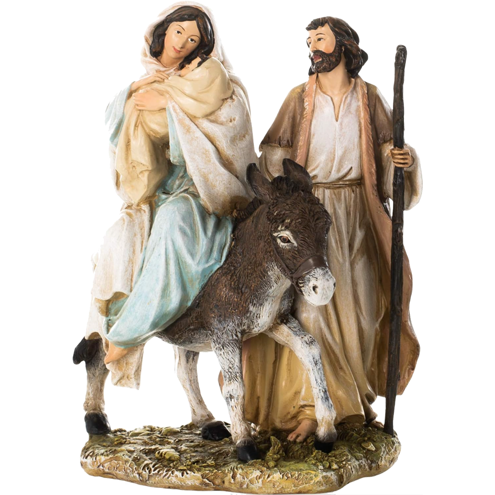 Flight into Egypt Nativity Figurine