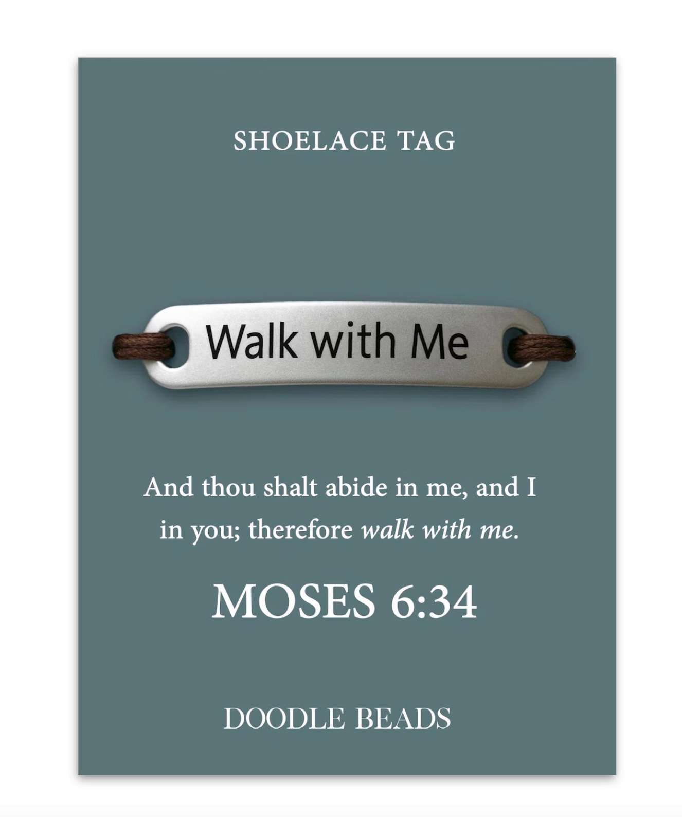 2026 Youth Theme Walk with Me Shoelace Tag