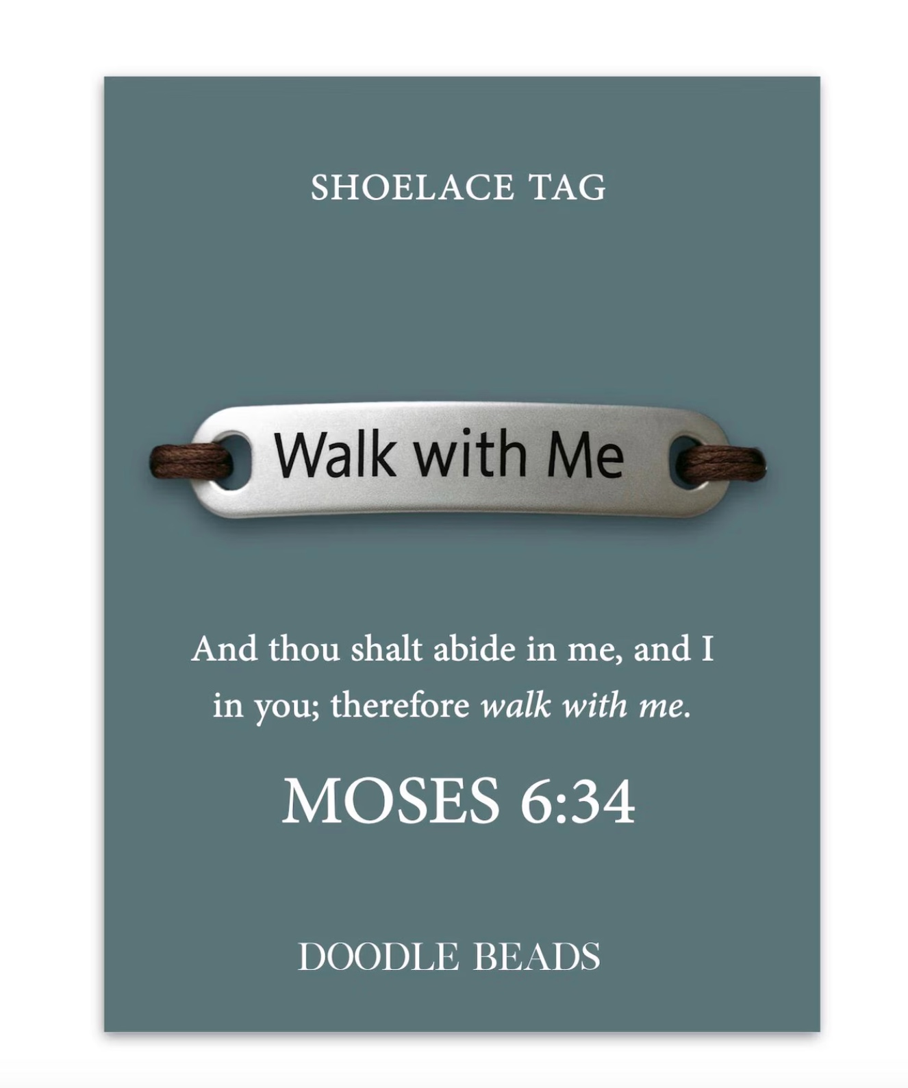 2026 Youth Theme Walk with Me Shoelace Tag