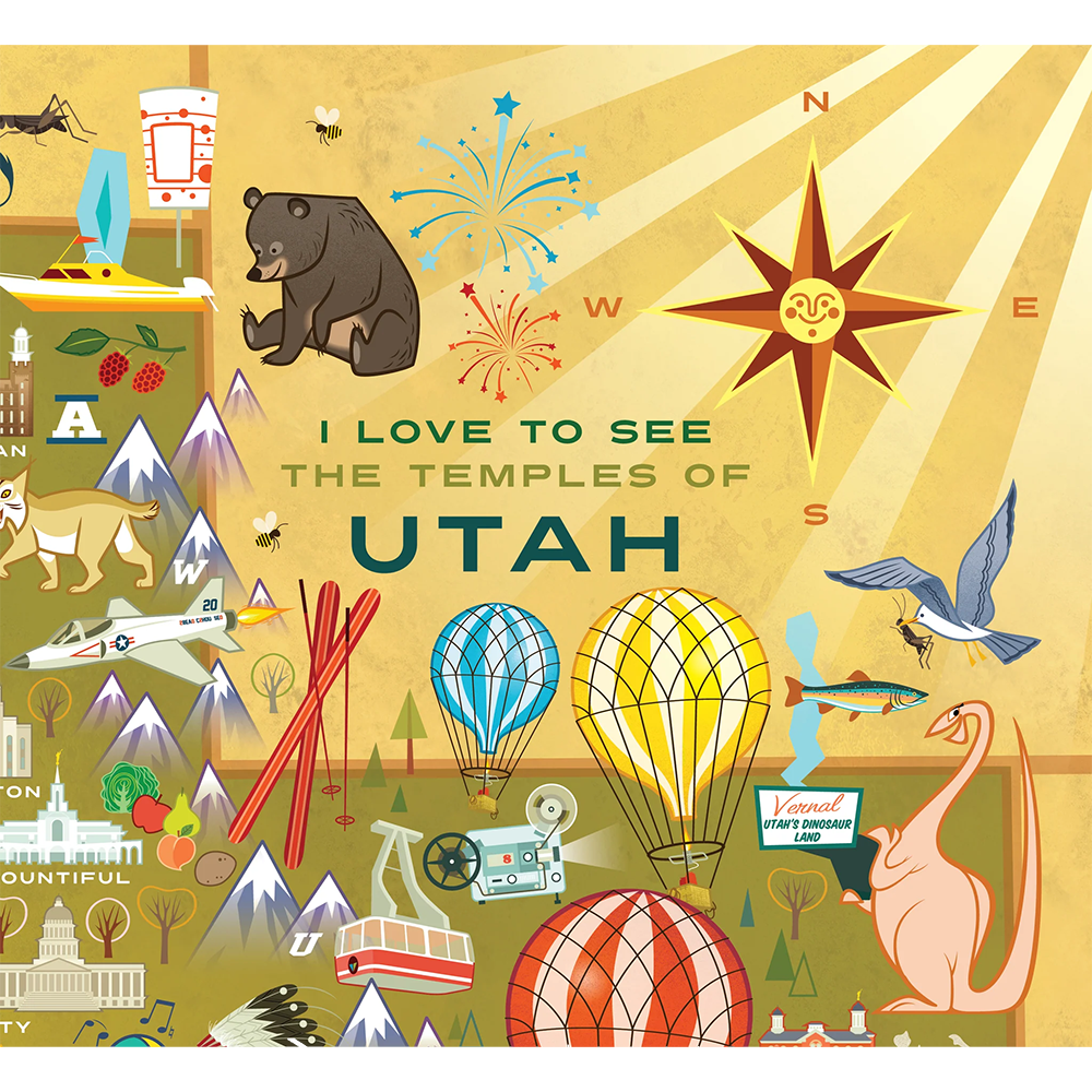 Temples of Utah 1000 Piece Puzzle, , large image number 3